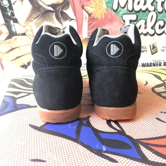 $20 SPECIAL! BNIB Dunnit Phantom high tops in womens 5-10US, black/grey - Picture 3 of 4